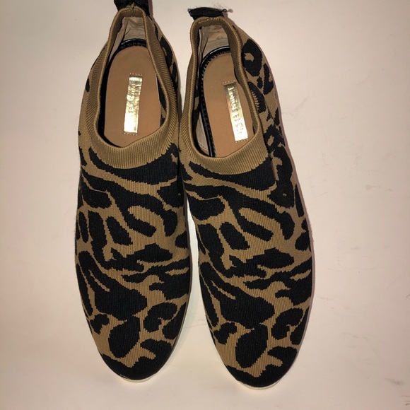 Sz 9 Louise et Cie Leopard Print Lo Breyson Sock Sneaker - Picture 7 of 17